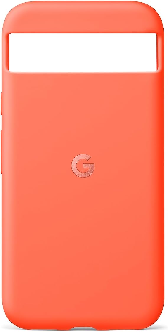 Google Pixel 8a Case - Durable Protection - Stain-Resistant Silicone - Android Phone Case - Coral