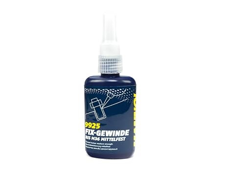 MANNOL Fix Thread Thread Locker, Medium Firm, 1 Piece of 50 ml
