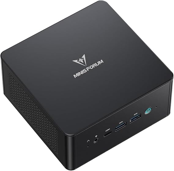 MINIS FORUM UM890 Pro Mini PC with AMD Ryzen 9 8945HS, Radeon 780M, OCuLink, Dual 2.5G LAN, 2× USB4, HDMI 2.1, DisplayPort 1.4, Wi-Fi 6E, BT 5.2, without RAM and SSD