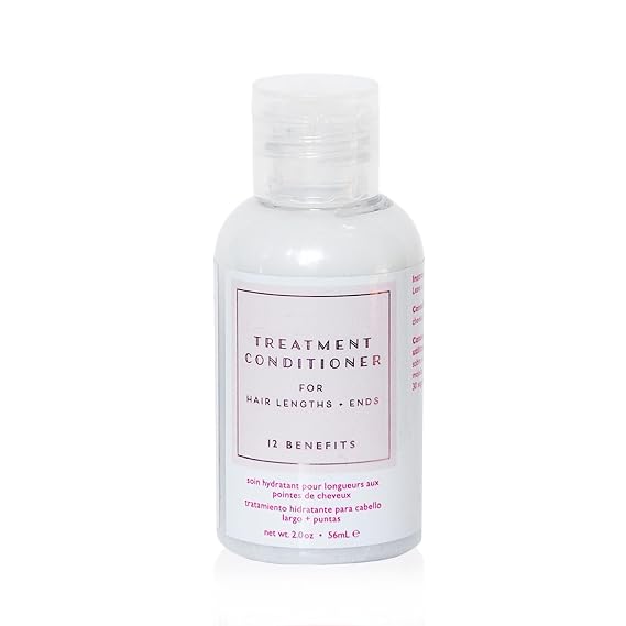 12 Benefits Hydrating Conditioner, Sulfate-Free, Argan Oil, Travel, 2 oz