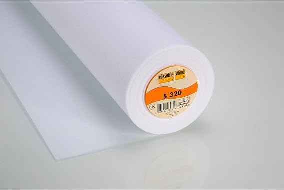 Vlieseline SS320 White 90 cm x 100 cm Sold by the Metre