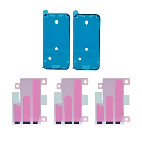 Screen Adhesive and Battery Glue Kit for iPhone 16 Pro Max Pre-Cut Waterproof Seal Strips for A3084 A3295 A3297 A3296