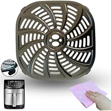7QT Air Fryer Crisper Tray for Gourmia GAF798 Air Fryers, Upgraded Nonstick Air Fryer Grill Pan Crisper Plate Insert Rack Grate Grid Shelf for Gourmia 7QT Air Fryers, Dishwasher Safe