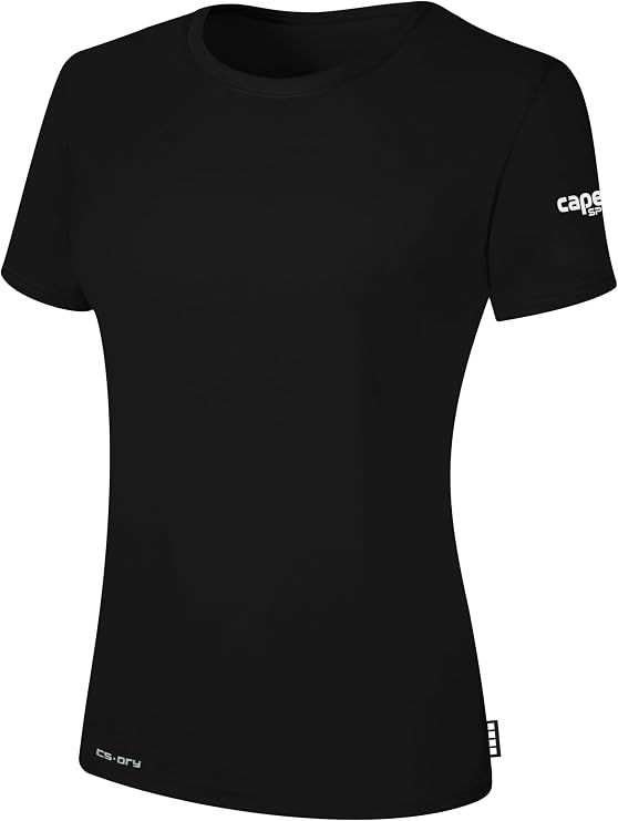 Capelli Sport Womens Women's Workout Top, Athletic Short Sleeve Crew Neck Dry Fit Exercise Training T-Shirt
