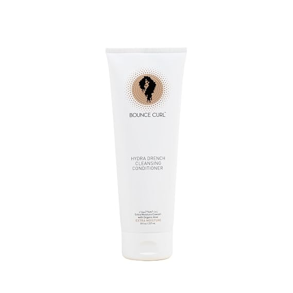 Bounce Curl Hydra Drench Cleansing Conditioner - Co Wash Cleansing Conditioner for Dry Curly Hair with Extra Moisture