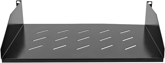 V7 Rack Mount Shelf Vented 2U - RMSH2UV-1N,Black