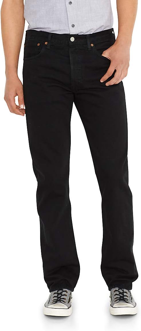 Levi's Men's 501 Original Fit Jeans - Black - 29W x 32L