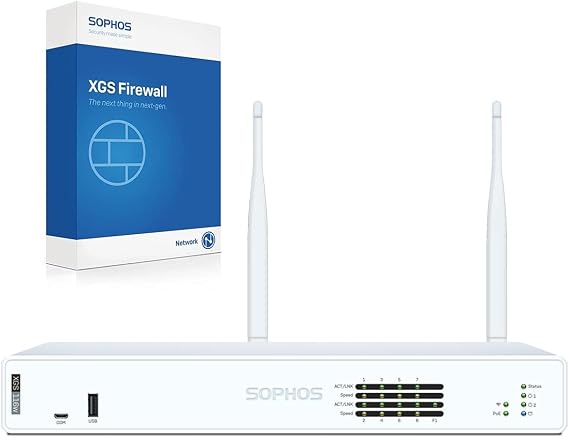 Sophos XGS 116w Next-Gen Firewall with Xstream Protection, 1-Year (US Power Cord) (IY1B1CSUS)