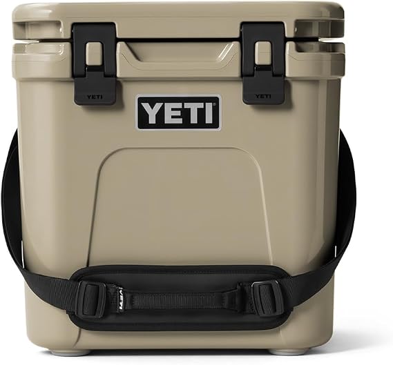 YETI Roadie 24 2.0 Hard Cooler with Double Duty Shoulder Strap and Drain Plug