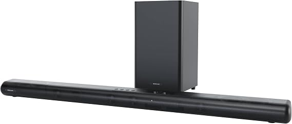 Enclave Eclipse 5.1.2 Dolby Atmos Soundbar with 8 Wireless Subwoofer - Includes 11 Custom Drivers & 8-Inch Subwoofer for Multidimensional Spatial Sound