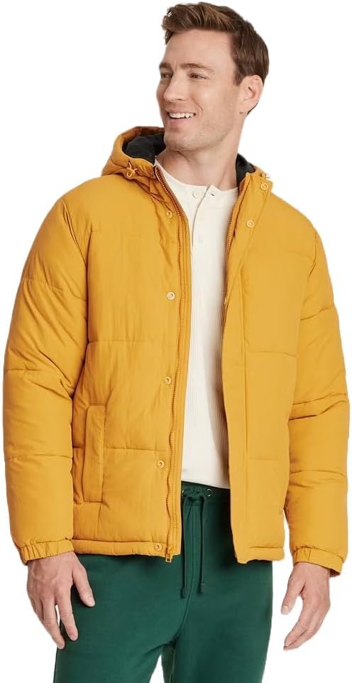 Goodfellow & Co Men's Solid Midweight Puffer Jacket -
