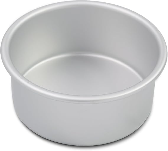 Aluminum smash cake 63 inch round Cake Pan,anodized aluminum cake pans,layer cake pan, baking pan For birthday cake, party Silver (63 round Cake Pan)