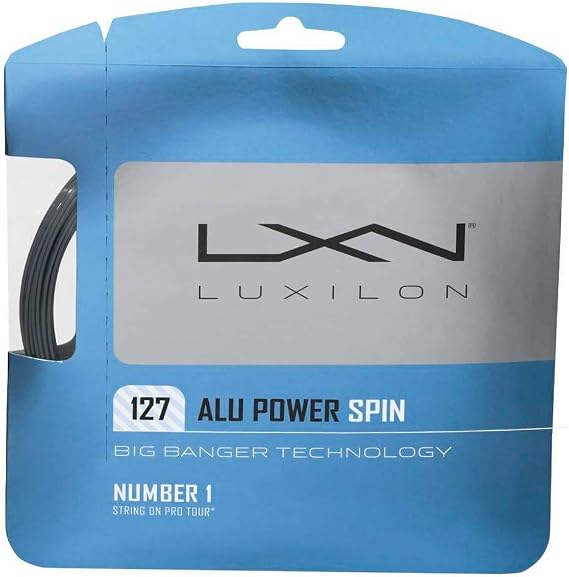 Luxilon ALU Power, Feel, Rough, Soft, Spin, Tennis String Set (ALU Power Spin [1 Set])