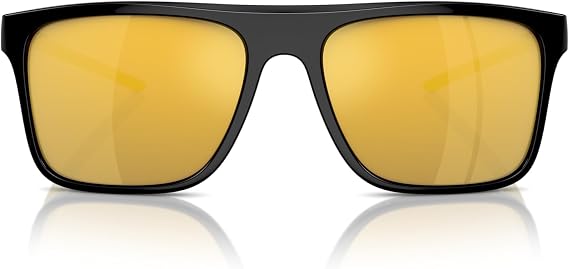 Scuderia Ferrari FZ6006 Sunglasses, Black/Mirrored Gold, 58 mm