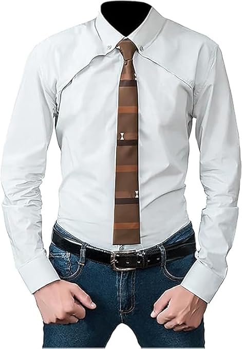 Zulin Loki Variant TVA Stripe Tie, Straight Brown Woven Office Tie| Men stripe woven silk tie | silk ties for men slim fit
