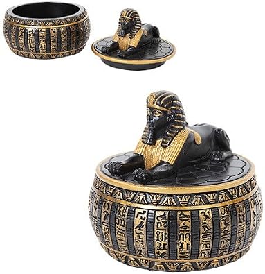 PTC Pacific Giftware Egyptian Theme Guardian Sphinx Decorative Box Classical Egypt Monument Statue