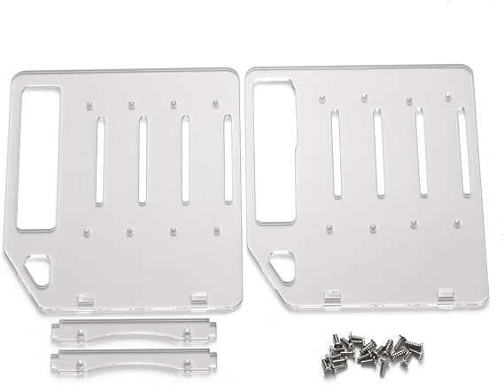 Hard Drive Rack: Hard Drive Bracket, Hard Drive Bracket Enclosure for Multiple 3.5 Hdds Hard Drive Cage, DIY Cooling Solution, Rack Mount Hard Drive Cage (4 Bay)