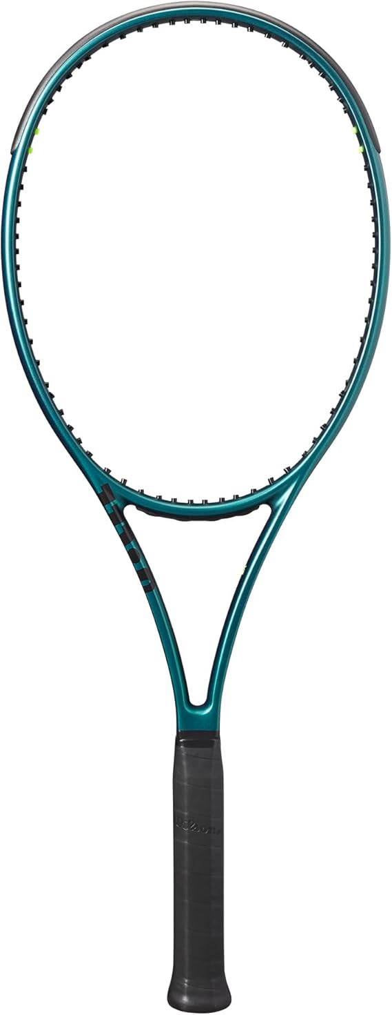 Wilson Blade 98 (18x20) V9 Performance Tennis Rackets - Strung with Sensation 16 Natural at Mid Range Tension
