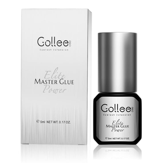 Eyelash Extension Glue 0.5 Sec Fast DryingRetention 6-8 Week 0.17fl.oz  5ml Waterproof Max Bonding Eyelash Glue for Semi Permanent Extensions Professional USE ONLY Black Adhesive