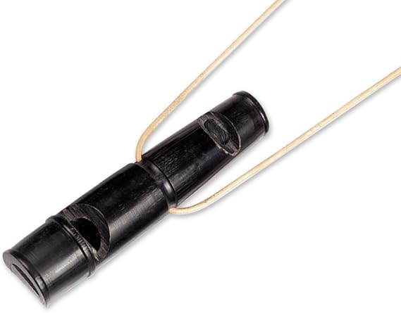 Nobby Buffalo-Horn-Whistle Two Tone, 9 cm
