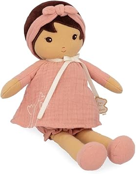 Kaloo - Tendresse - My First Fabric Doll Amadine (Large) - Cuddling with Plush Figure Toys - Forever Friend for Children - Encourages Imaginative Play - Machine Washable Convenience