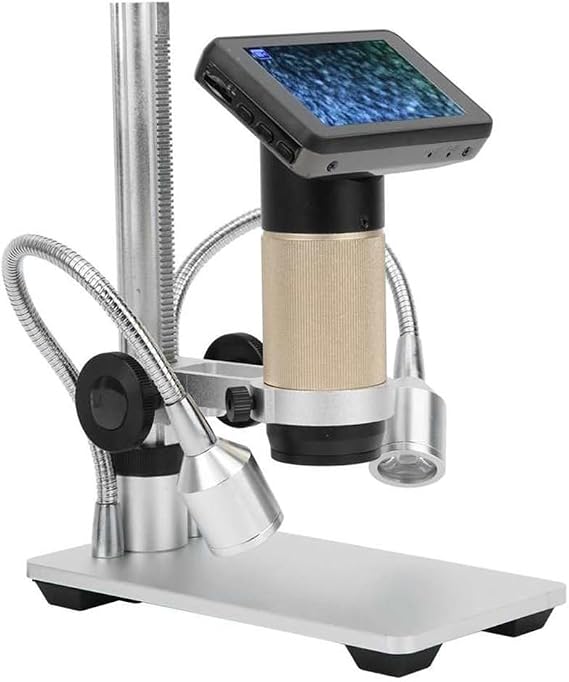 Soldering Digital Microscope, 10X-300X Magnification, 3MP Resolution, HDMI USB, Video Microscopes, Compatible Windows XP/7/8/10, For Phone Repairing