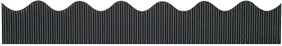 Pacon Bordette Decorative Border, 2.25" X 50 Ft Roll, Black