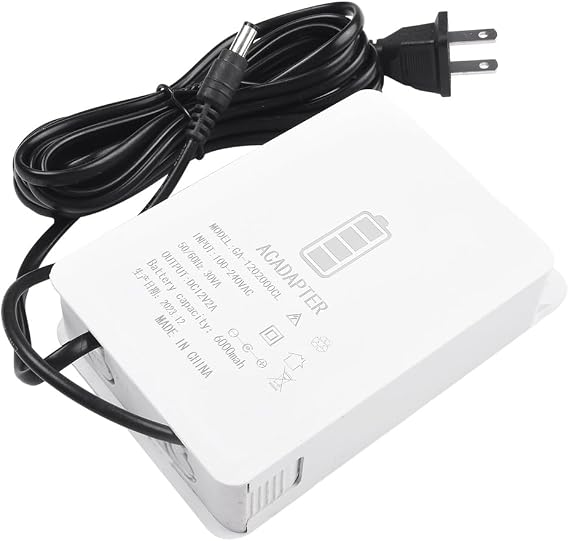DC 12V-2A Uninterruptible Power Supply for MINI UPS for Battery Backup Interface Uninterruptible Power Adapter, for MINI UPS for Battery Backup Protector, with 6000mAh Capacity (1pc)