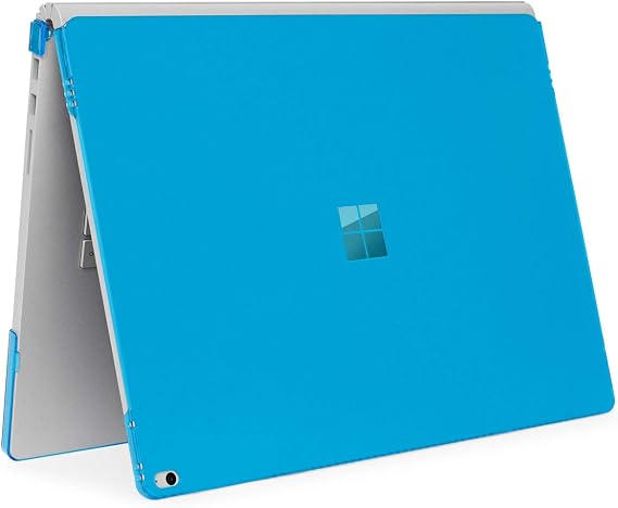 mCover Case Compatible for 2017~2022 15" Microsoft Surface Book 2/3 with Detachable Tablet Display ONLY (NOT Fitting Cheaper Surface Laptop Models) - Aqua