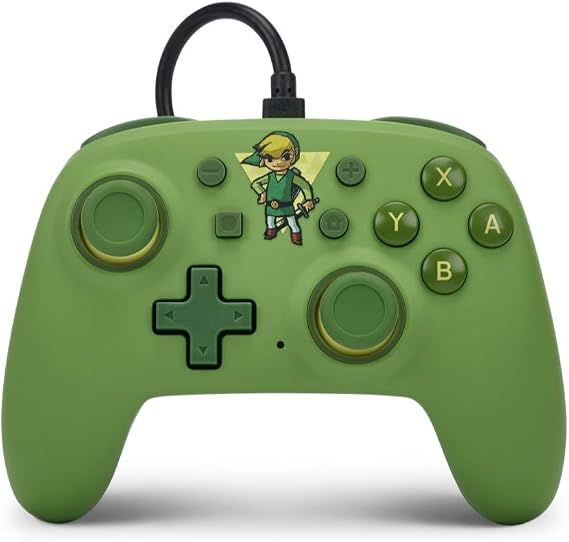 PowerA Nano Wired Controller for Nintendo Switch - OLED Model, Switch, Lite - Toon Link, Gamepad, Officially Licensed