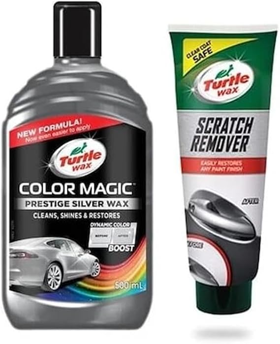 Turtle Wax Renkli Gri Cila + İnce Çizik Giderici Pasta 100 ml