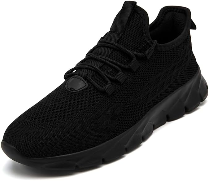 Mens Trainers Running Slip On Walking Gym Sneakers Lightweight Sport Shoes