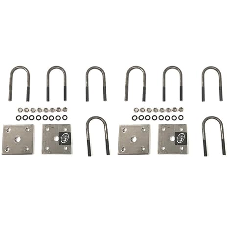Southwest Wheel 2-Pack Trailer Axle 1 3/4" Round U-Bolt Kit (2-Pack)