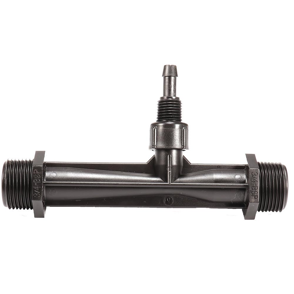 1 Inch Garden Irrigation Tube Fertilizer Mixer Injector Plastic Venturi Switch Water Tube Kit Injector Agriculture Tool for Patio Lawn Garden Greenhouse - 1 in