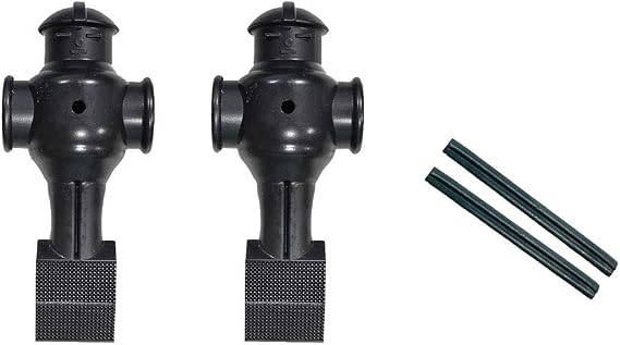 Foosball Men-Black with Roll Pins(Set of 2)