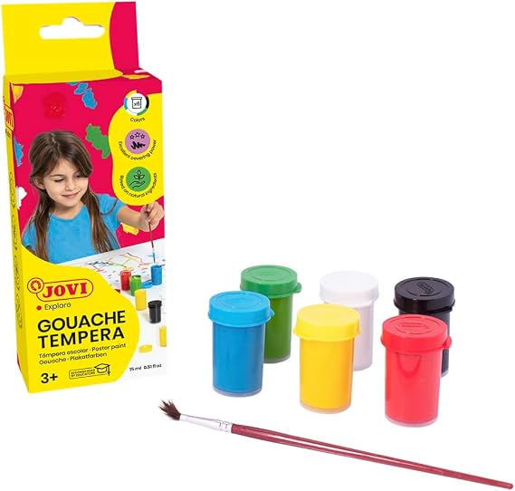 Jovi Pack of 6 15 ml Assorted Colours (520)
