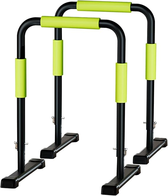 Dip Bar Adjustable Dip Stand Workout Station Heavy Duty Portable Parallel Bars For Strength Training 550lbs Max Capacity