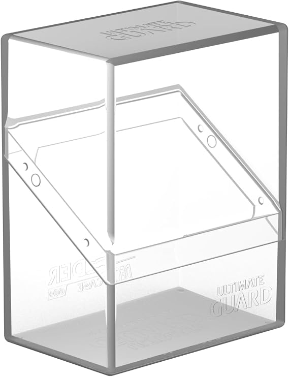 Ultimate Guard Boulder 60+ Classic, Deck Case for 60 Double-Sleeved TCG Cards, Clear, Secure & Durable Storage for Trading Card Games
