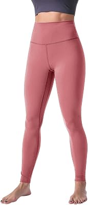 Stretchy Yoga Leggings for Women Straight Leg Workout Sports Lifting Trousers High Waisted Tummy Control Flare Leggings