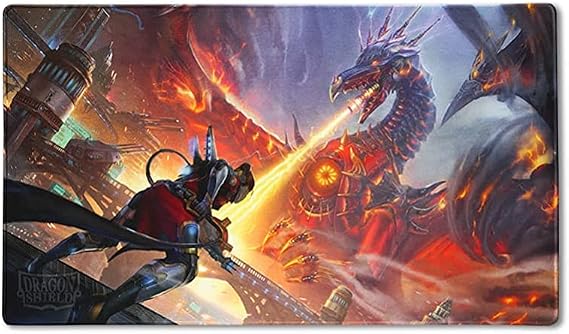 Dragon Shield Playmat Standard Size TCG Playmat with Stitched Edges & Non-Slip Rubber Backing Included Tube for Transport & Protection | Bolt Reaper
