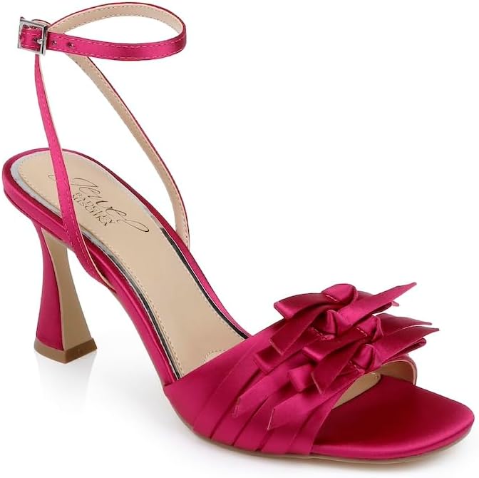 Jewel Badgley Mischka Flory Mid Stiletto Heel Sandals