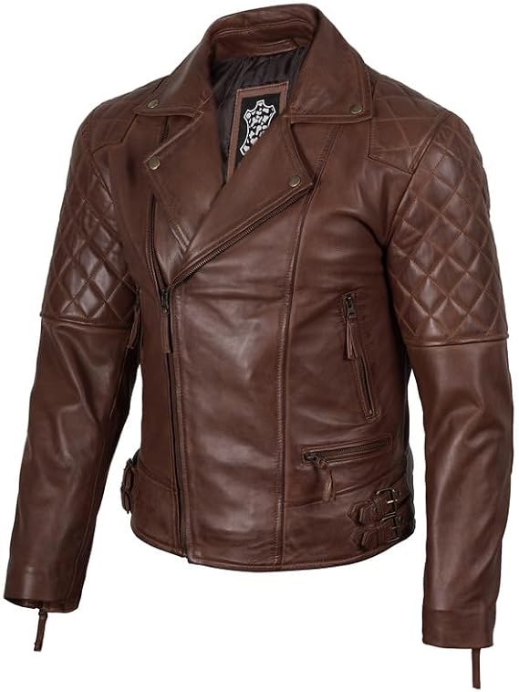 Blingsoul Leather Jacket Men, Black and Brown Leather Jackets For Men