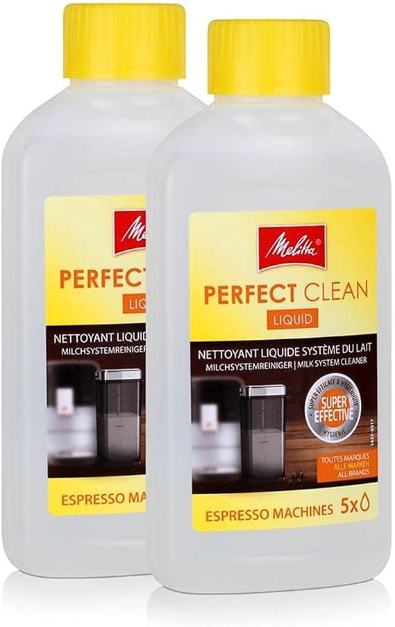 Melitta 2 x 202034 Perfect Clean Espresso makineleri Milchsystem temizleyici 250 ml