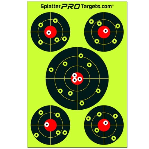 12x18 Splatter Targets. Shots Burst with a Bright Splatter Upon Impact. Instantly See Your Shots!