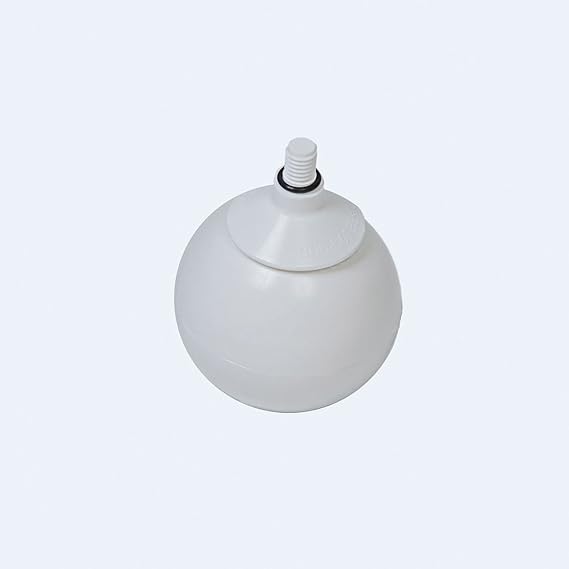 Ambutech 8mm Threaded Rolling Ball Tip - White