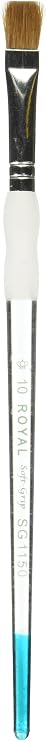 Royal & Langnickel Soft-Grip Pure Sable Bright Brush: Size 10