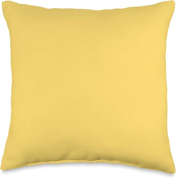 Egg Yellow Throw Pillow