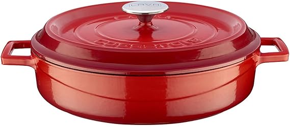 Lava Casserole Multifunctional, 3.40 Liter LVYST28K2R, Red/Black