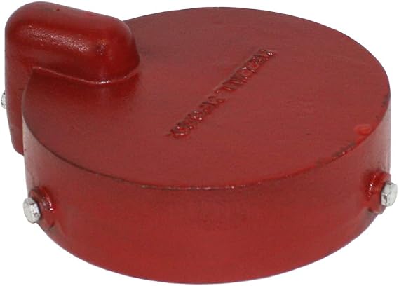 Merrill MFG VCMI6 6-1/4" Cast Iron Well Cap - Protective Cover, 3/4" Conduit, Fits 5-5/8"-6-1/4" OD Casing
