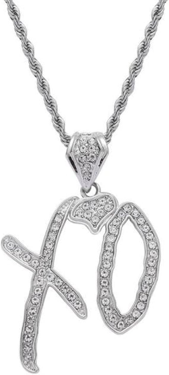 STANG New alloy hip-hop pendant English letter XO creative niche temperament pendant necklace fashion personality jewelry gift